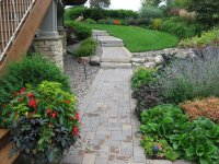 Brick Paver Sidewalk